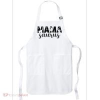 MamaSaurus T rex Dinosaur Funny Mama Saurus Mother's Day Apron thumb 0