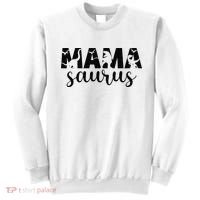 MamaSaurus T rex Dinosaur Funny Mama Saurus Mother's Day Sweatshirt thumb 0