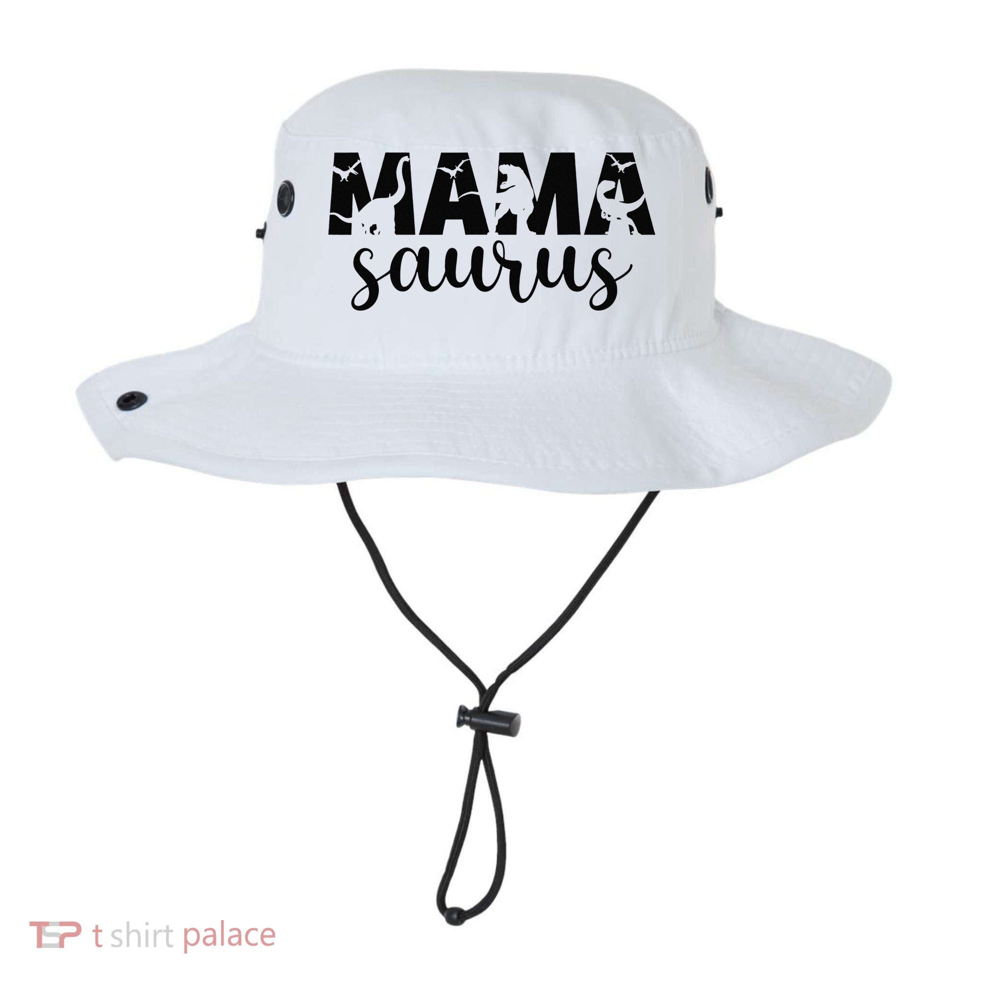 MamaSaurus T rex Dinosaur Funny Mama Saurus Mother's Day Bucket Hat