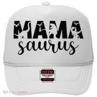 MamaSaurus T rex Dinosaur Funny Mama Saurus Mother's Day Hat thumb 0