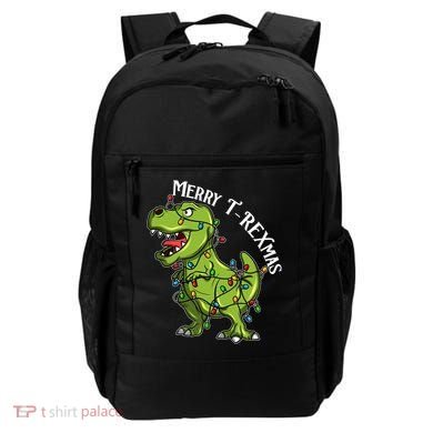 Merry T Rexmas Trex Christmas Backpack