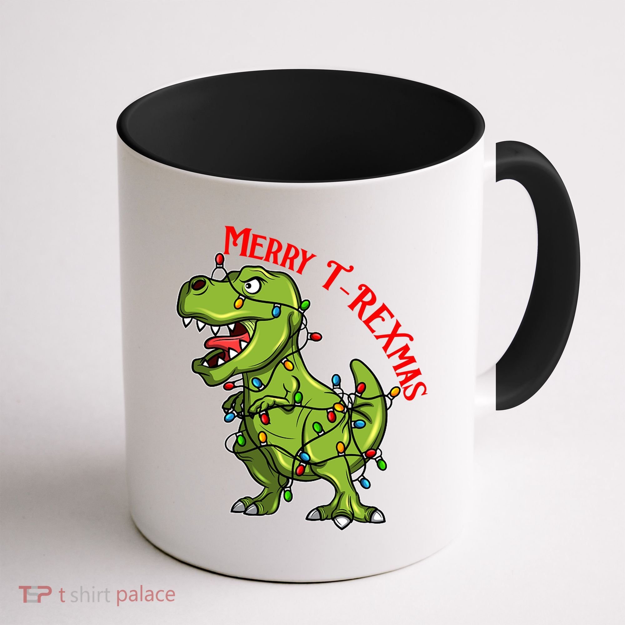 Merry T Rexmas Trex Christmas Coffee Mug