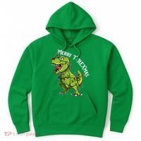 Merry T Rexmas Trex Christmas Hoodie thumb 0