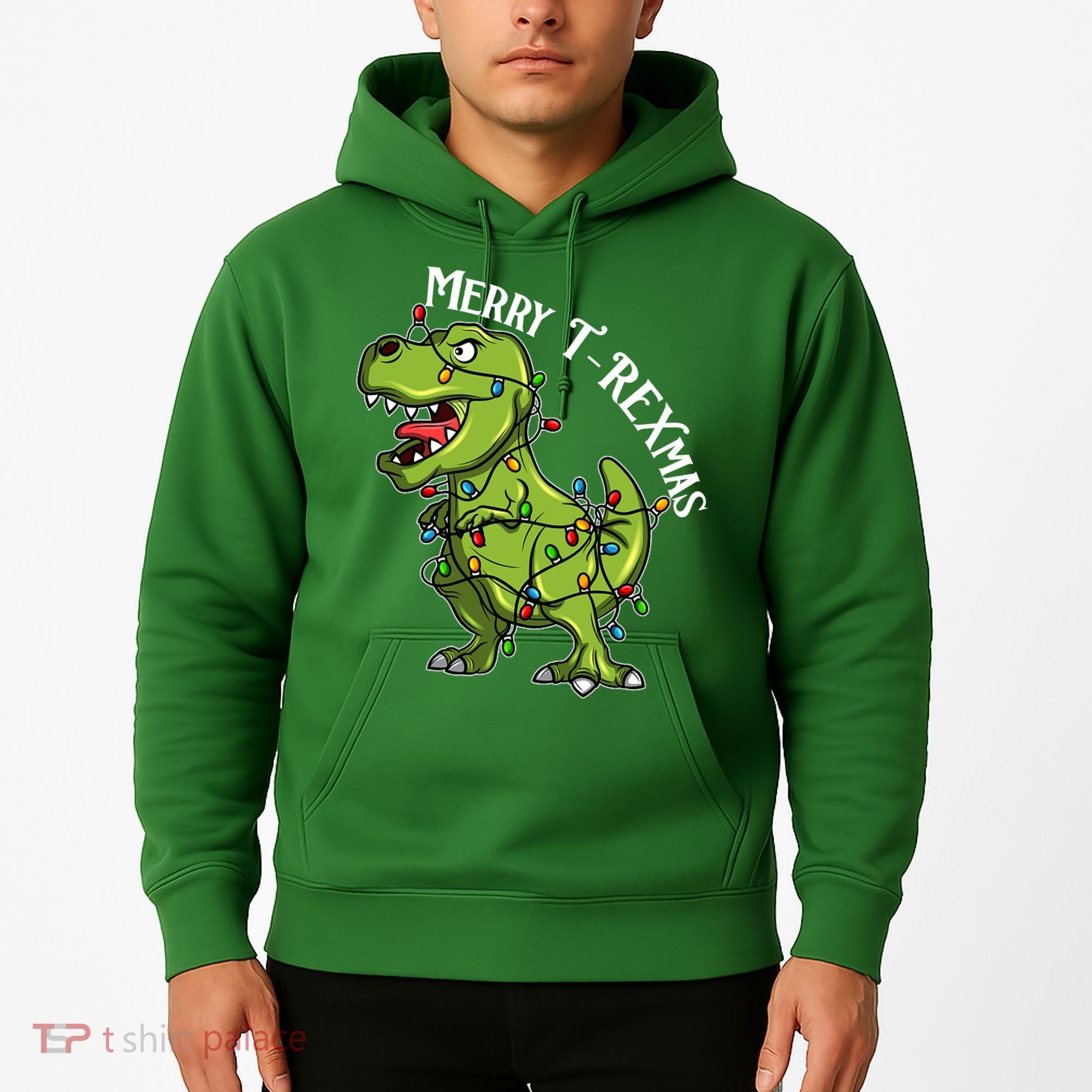 Merry T Rexmas Trex Christmas Hoodie
