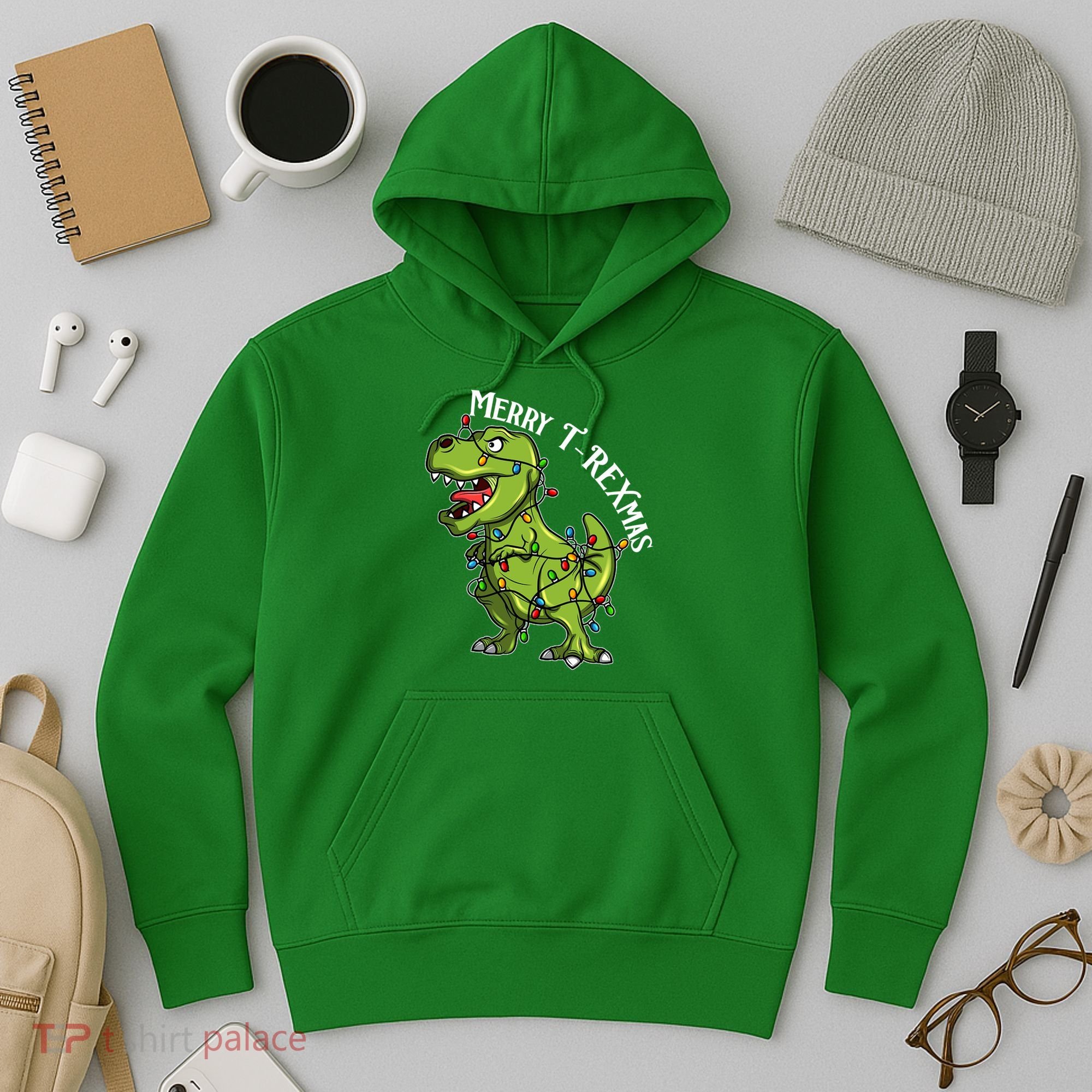 Merry T Rexmas Trex Christmas Hoodie