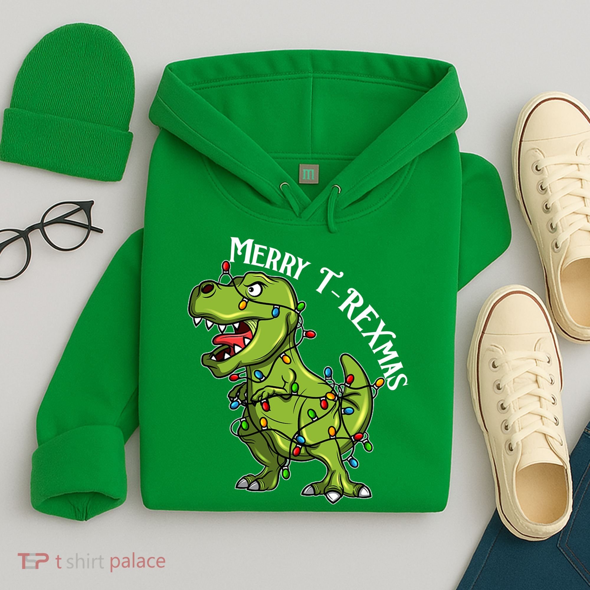 Merry T Rexmas Trex Christmas Hoodie