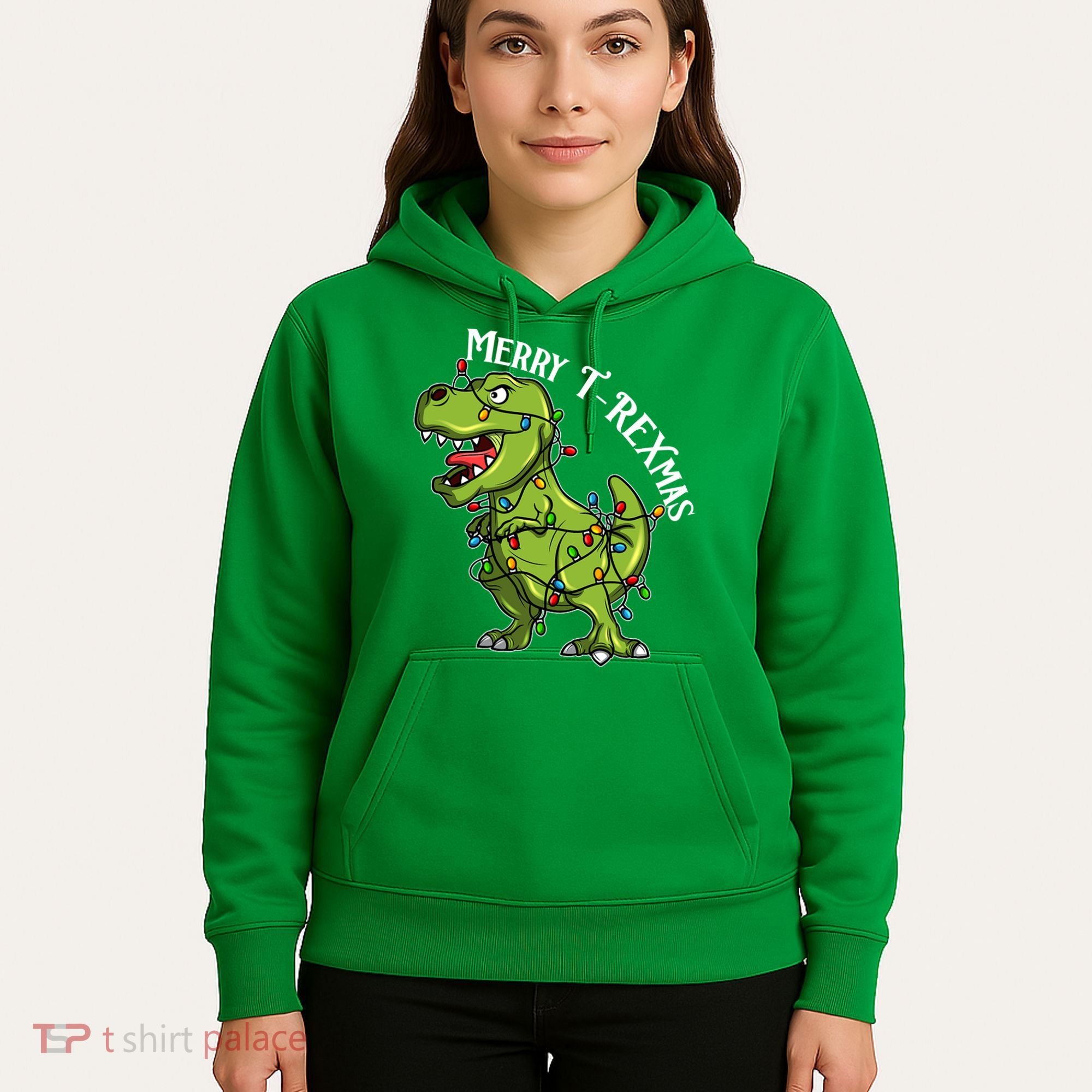 Merry T Rexmas Trex Christmas Hoodie