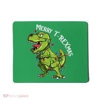 Merry T Rexmas Trex Christmas Mousepad thumb 0