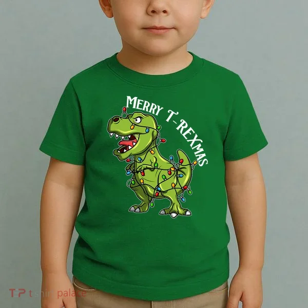 Merry T Rexmas Trex Christmas Toddler T-Shirt