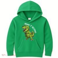 Merry T Rexmas Trex Christmas Kids Hoodie thumb 0