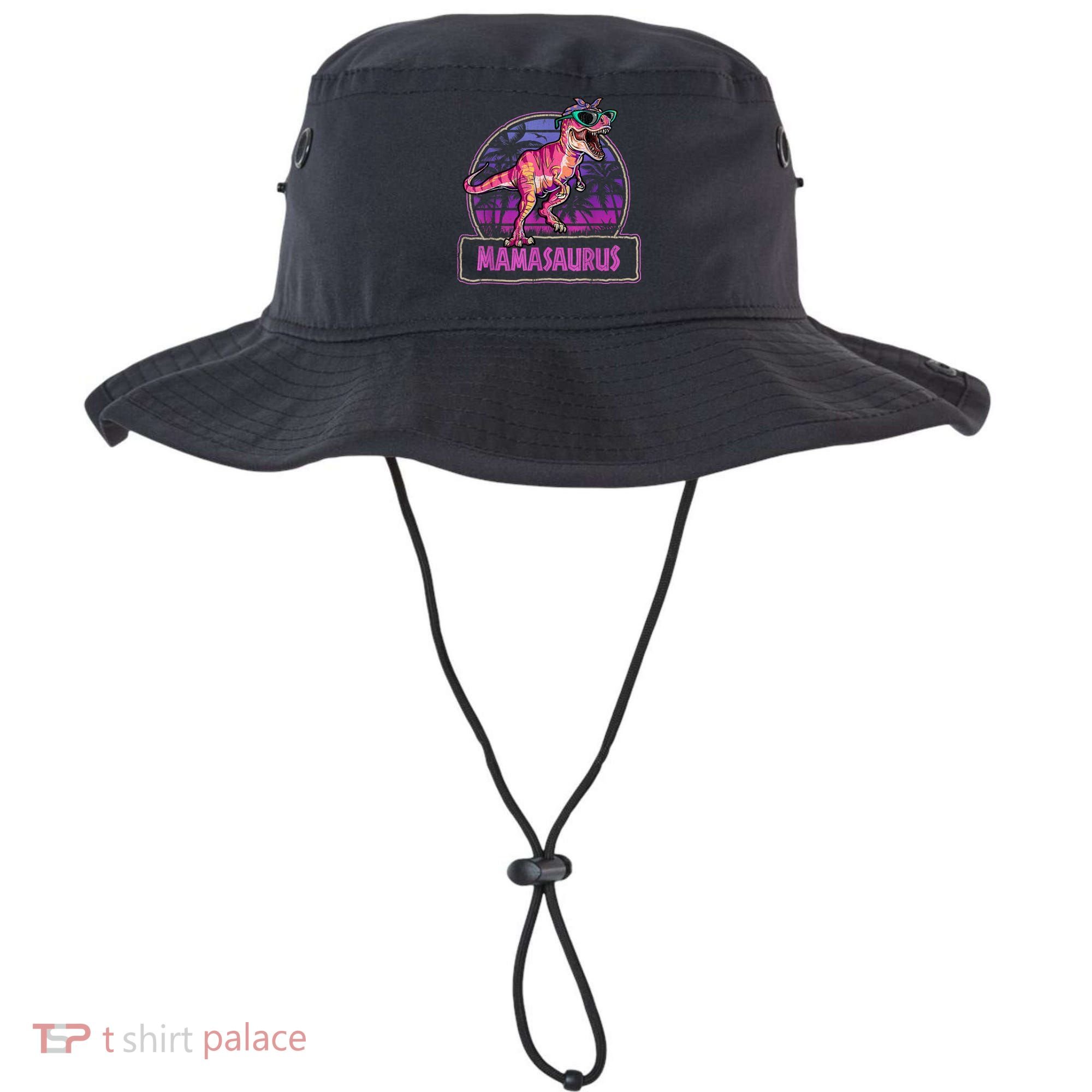 Mamasaurus T Rex Mama Saurus Women Dinosaur Family Matching Bucket Hat