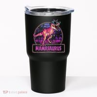 Mamasaurus T Rex Mama Saurus Women Dinosaur Family Matching Tumbler thumb 0