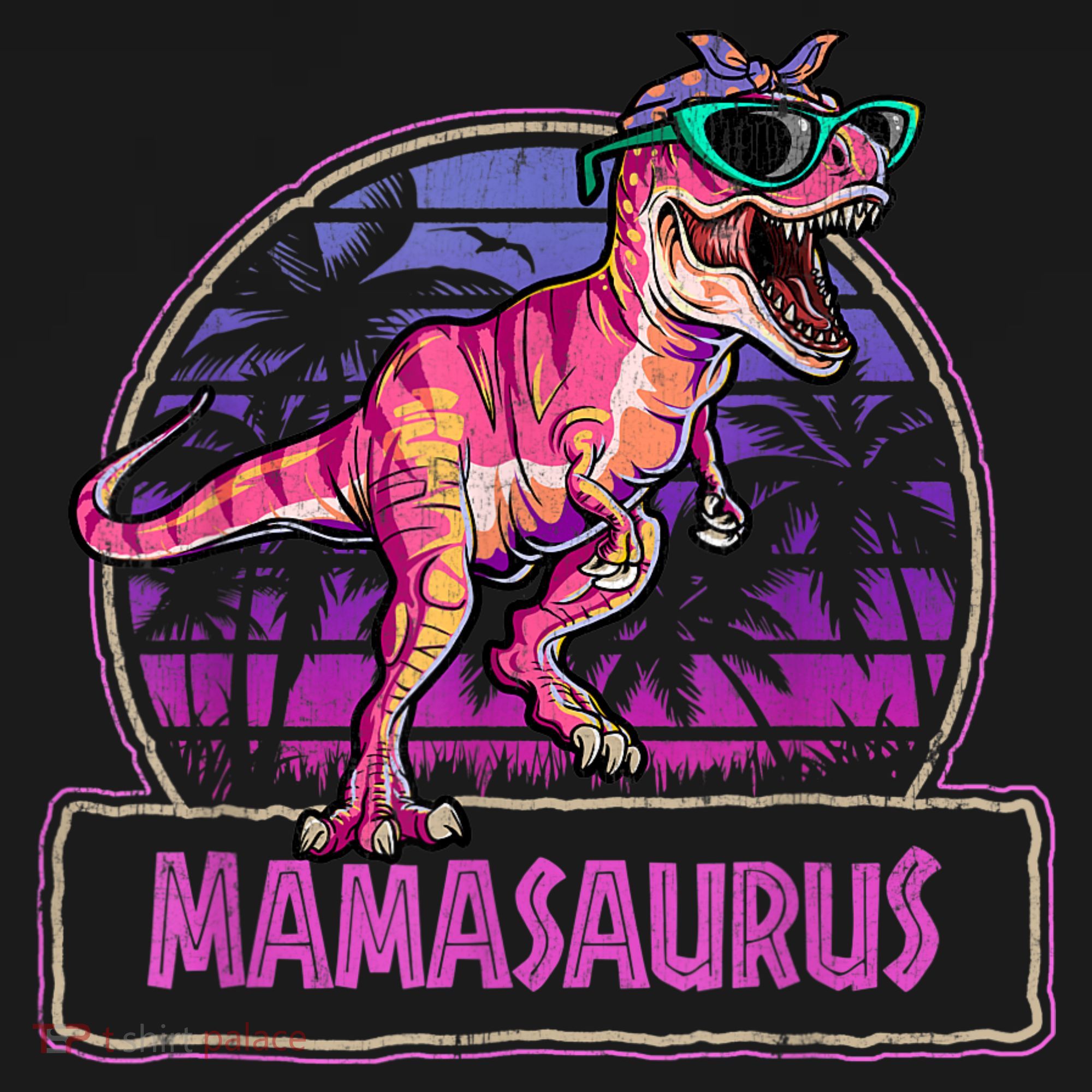 Mamasaurus T Rex Mama Saurus Women Dinosaur Family Matching Toddler Hoodie