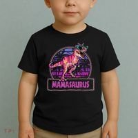 Mamasaurus T Rex Mama Saurus Women Dinosaur Family Matching Toddler T-Shirt thumb 2