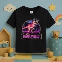Mamasaurus T Rex Mama Saurus Women Dinosaur Family Matching Toddler T-Shirt thumb 3