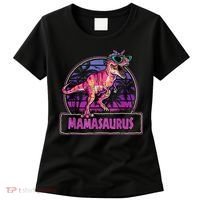Mamasaurus T Rex Mama Saurus Women Dinosaur Family Matching Women's T-Shirt thumb 0