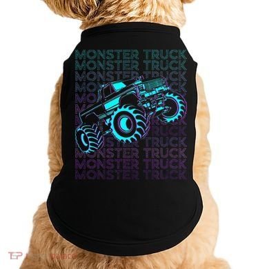 Monster Truck Retro Doggie Tank