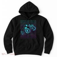 Monster Truck Retro Hoodie thumb 0