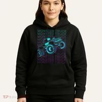 Monster Truck Retro Hoodie thumb 5