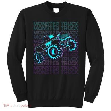 Monster Truck Retro Sweatshirt