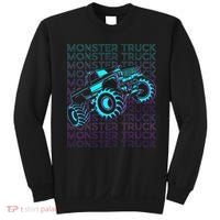 Monster Truck Retro Sweatshirt thumb 0