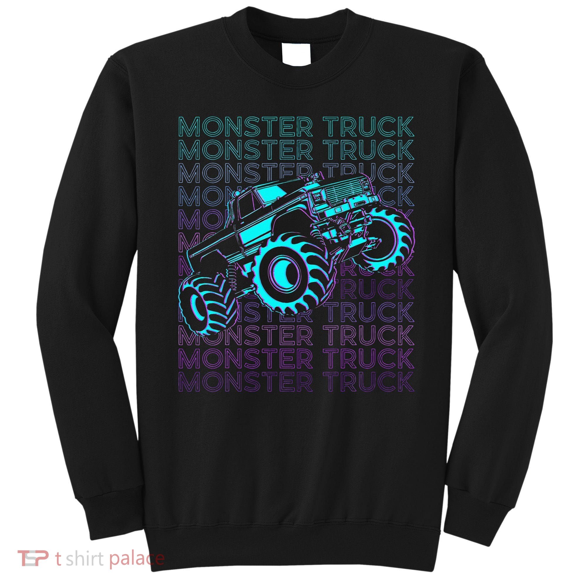 Monster Truck Retro Sweatshirt