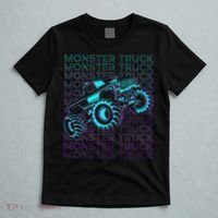 Monster Truck Retro T-Shirt thumb 5