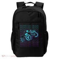 Monster Truck Retro Backpack thumb 0