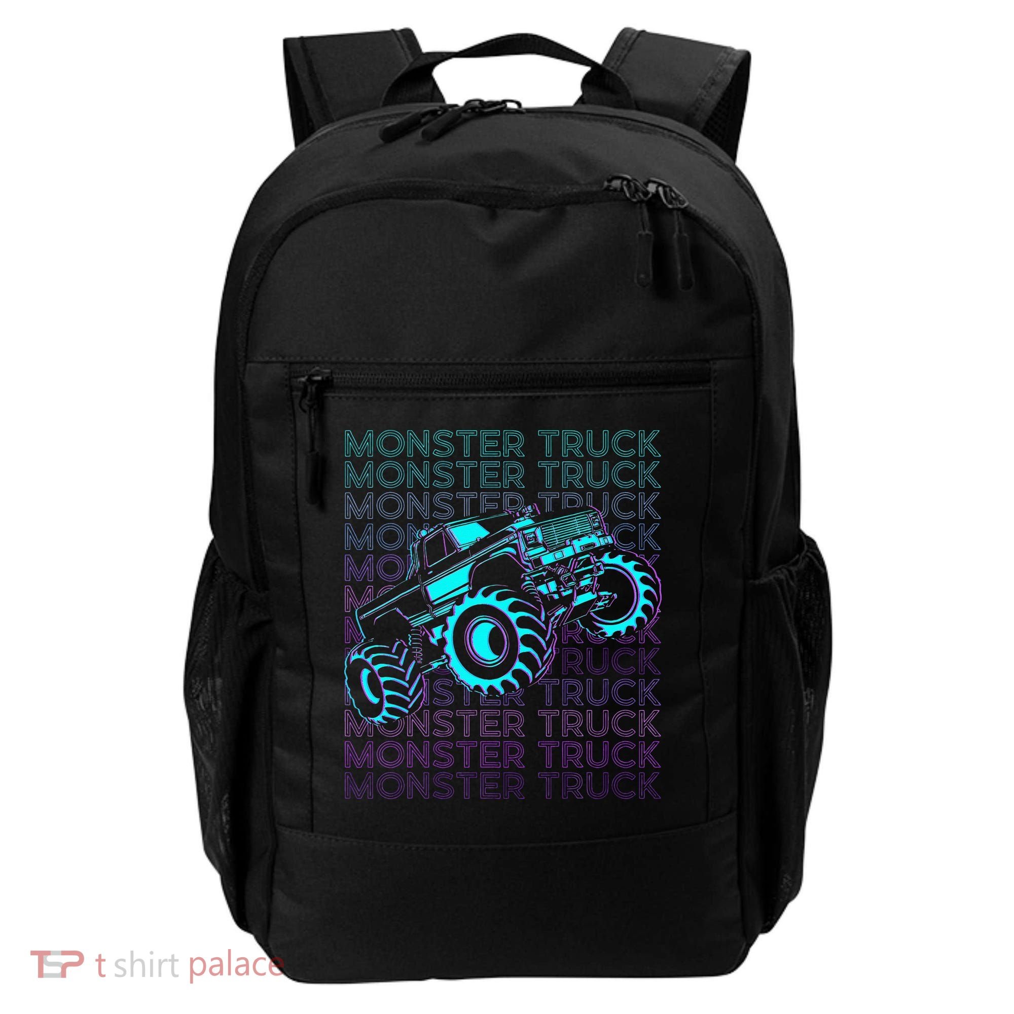 Monster Truck Retro Backpack