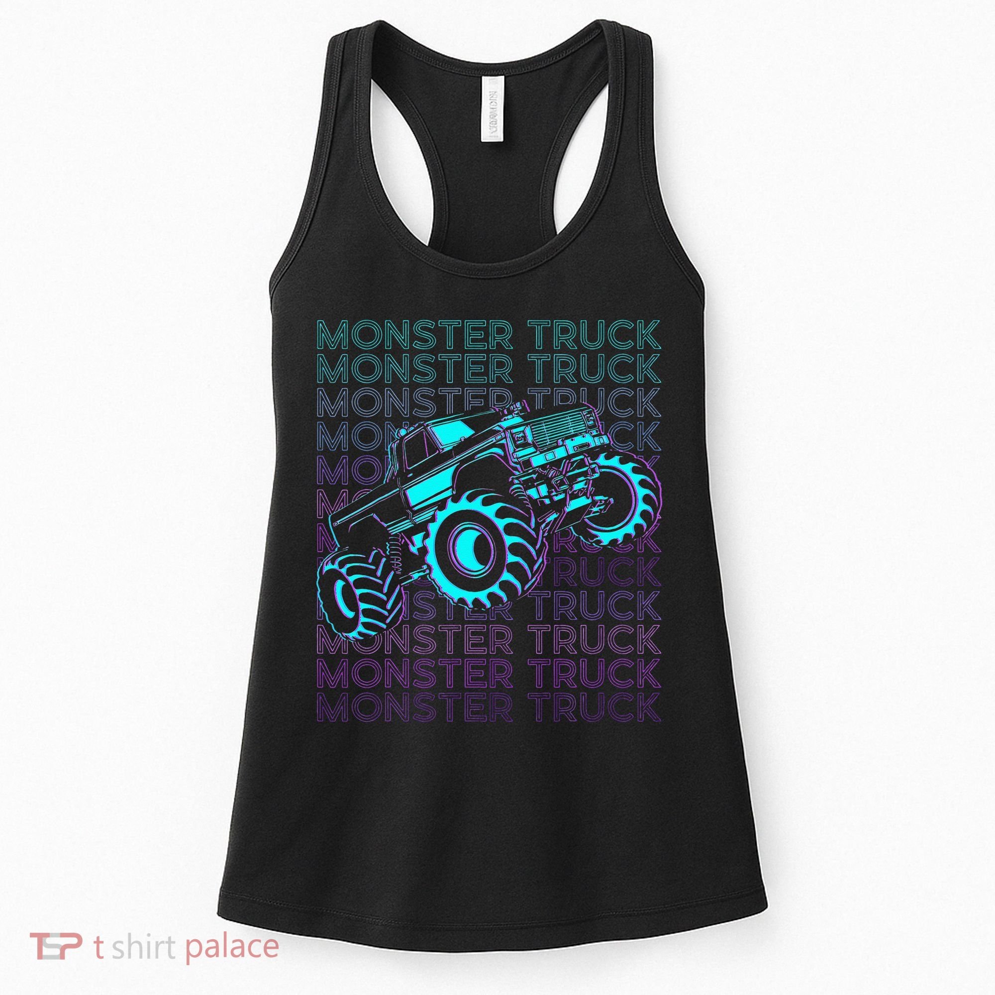 Monster Truck Retro Women's Tank Top