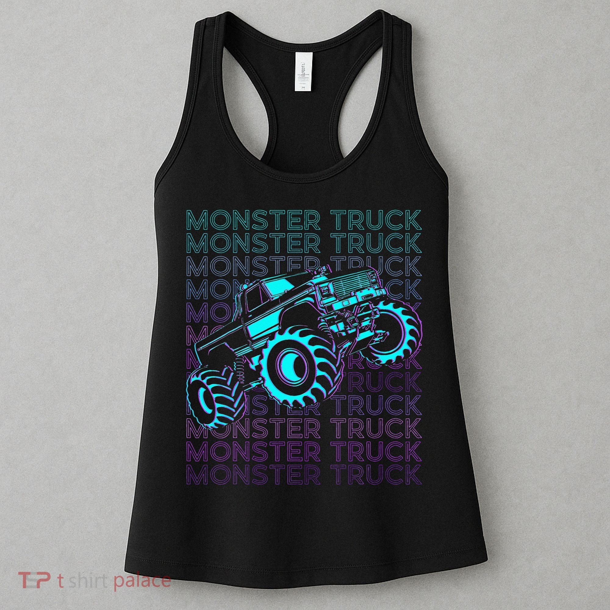 Monster Truck Retro Women's Tank Top