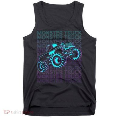 Monster Truck Retro Tank Top