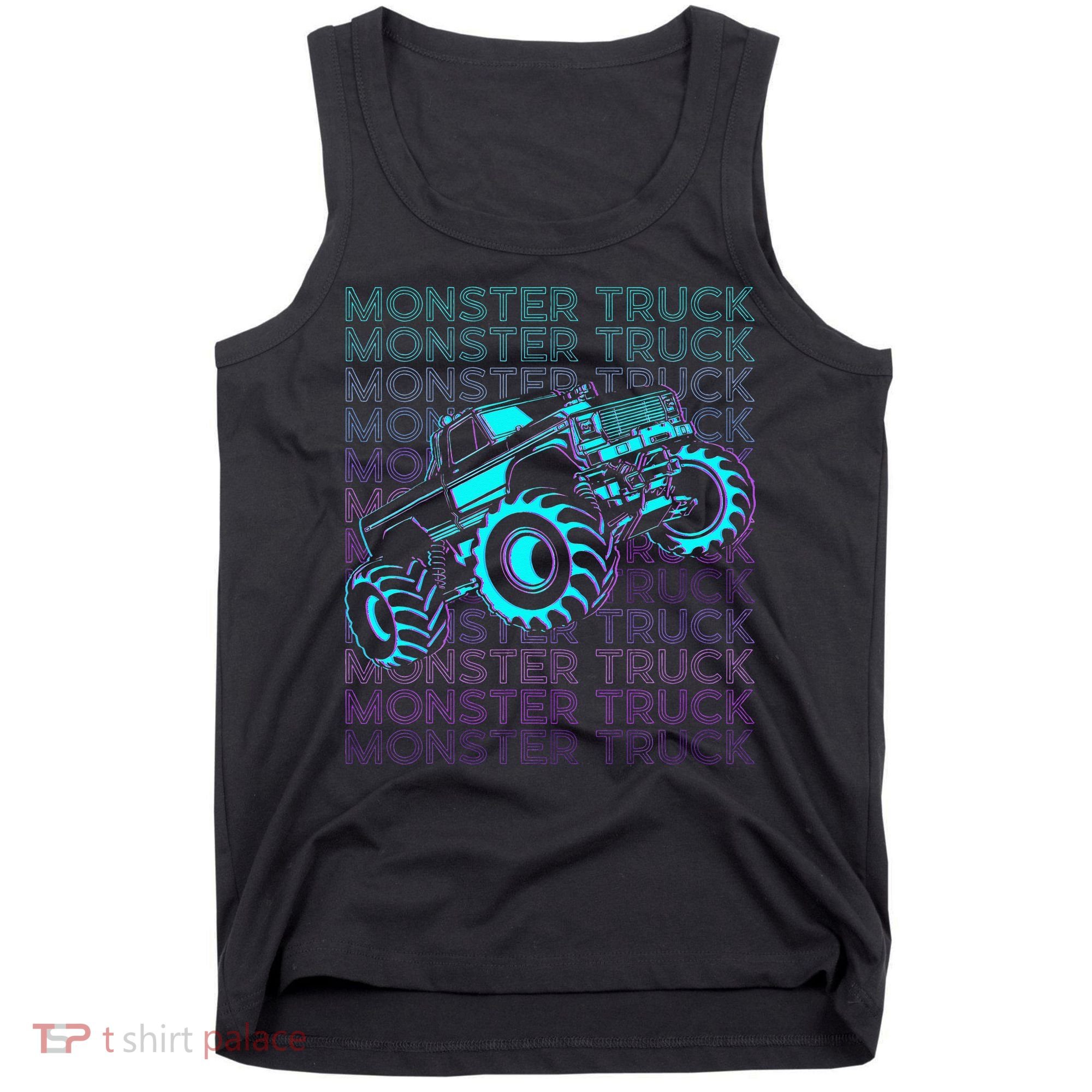 Monster Truck Retro Tank Top