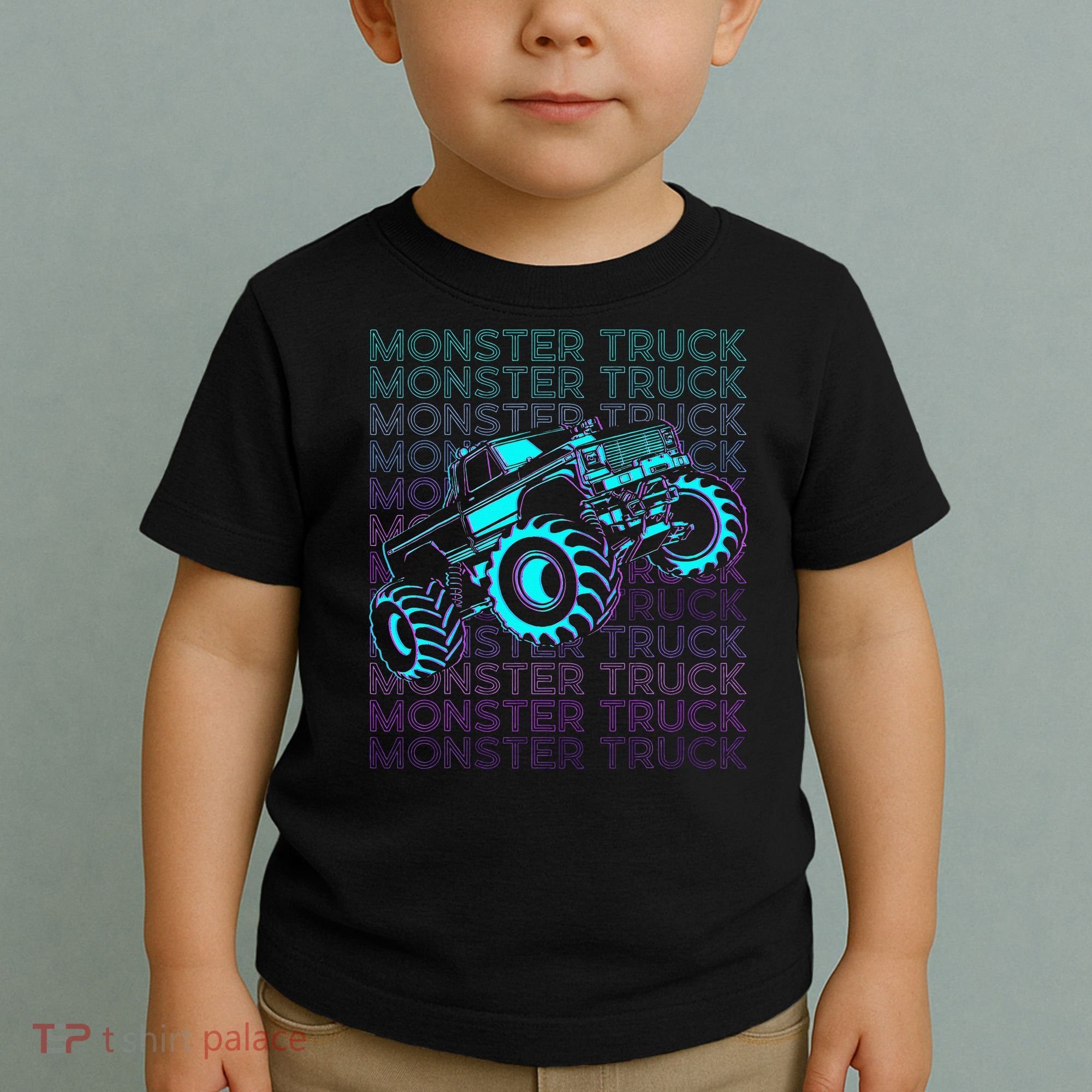 Monster Truck Retro Toddler T-Shirt