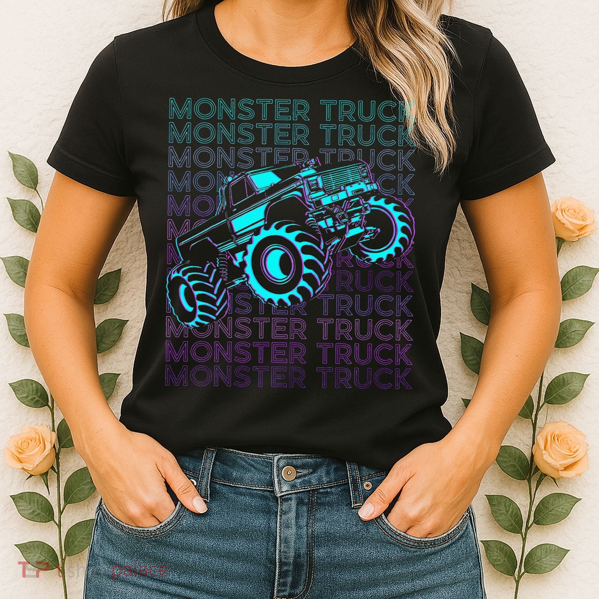 Monster Truck Retro Women's T-Shirt