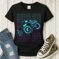 Monster Truck Retro Women's T-Shirt thumb 3