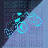 Monster Truck Retro Raglan Baseball Sleeve Shirt thumb 2