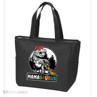 Mamasaurus T Rex Dinosaur Mama Saurus Autism Awareness Tote Bag thumb 3