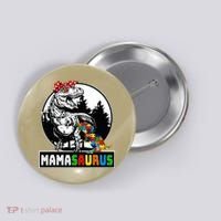 Mamasaurus T Rex Dinosaur Mama Saurus Autism Awareness Button thumb 0