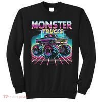 Monster Truck Retro Monster Trucks Sweatshirt thumb 0