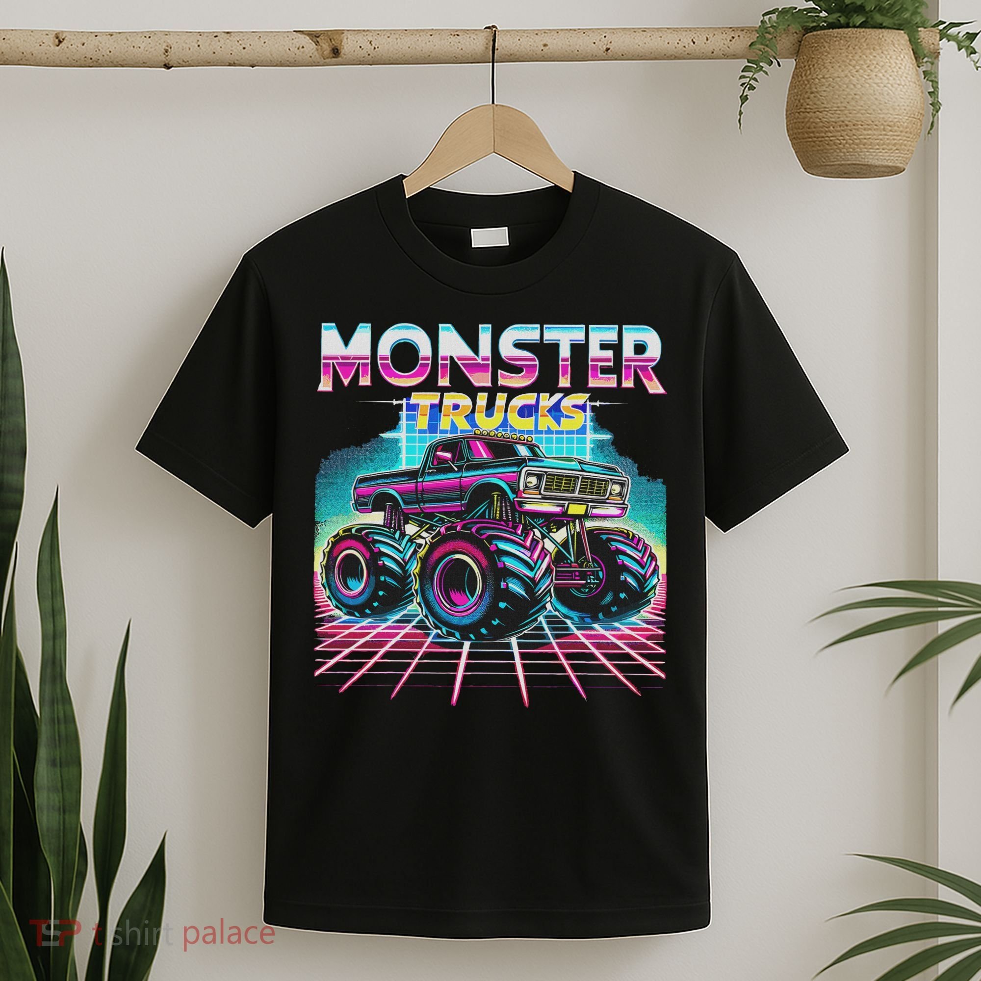 Monster Truck Retro Monster Trucks T-Shirt
