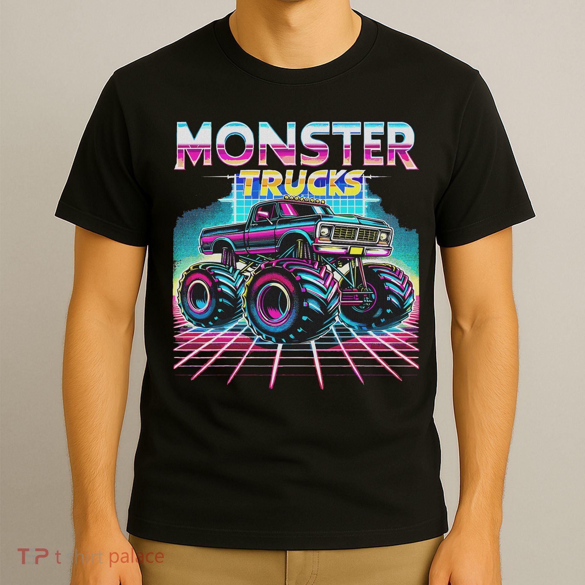 Monster Truck Retro Monster Trucks T-Shirt