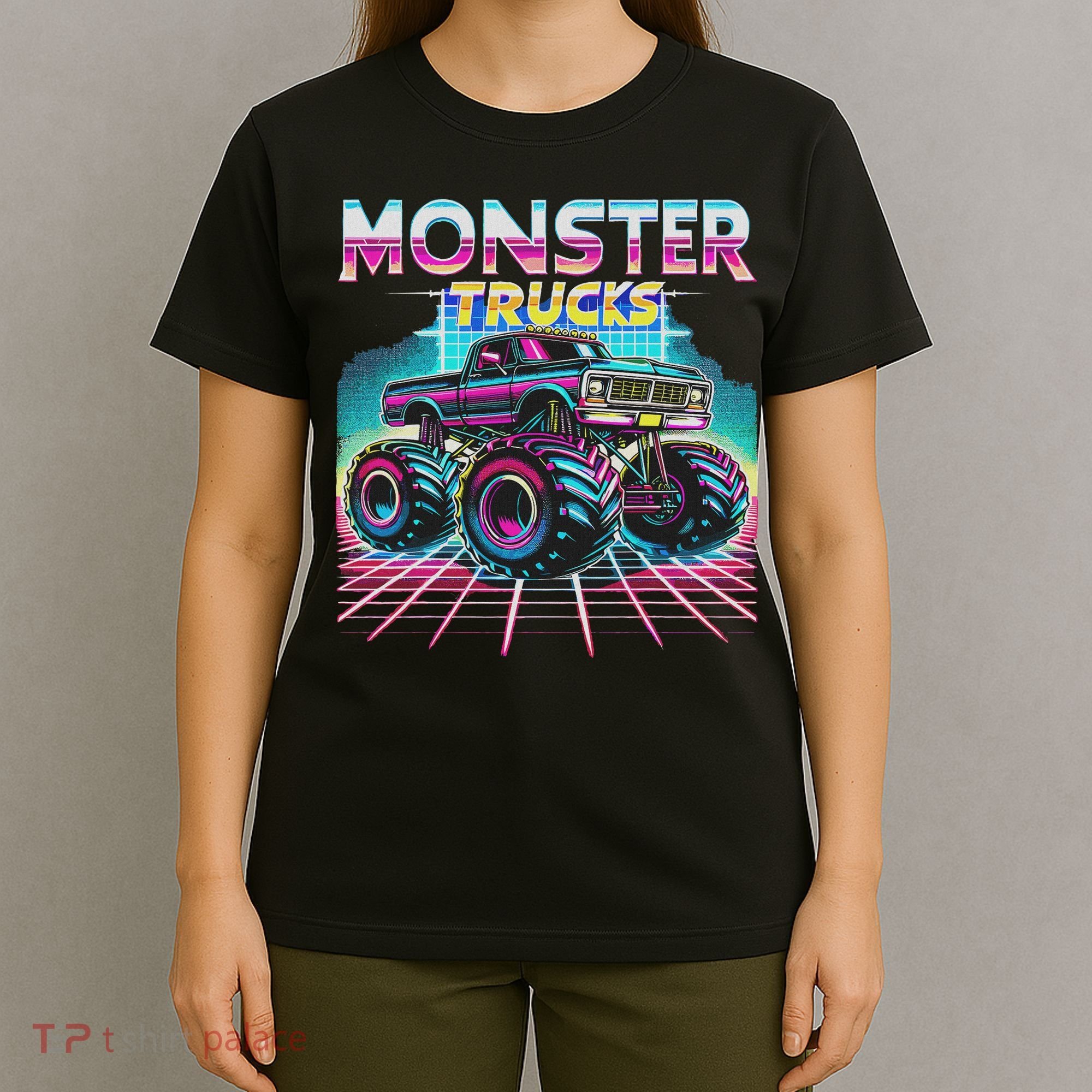 Monster Truck Retro Monster Trucks T-Shirt