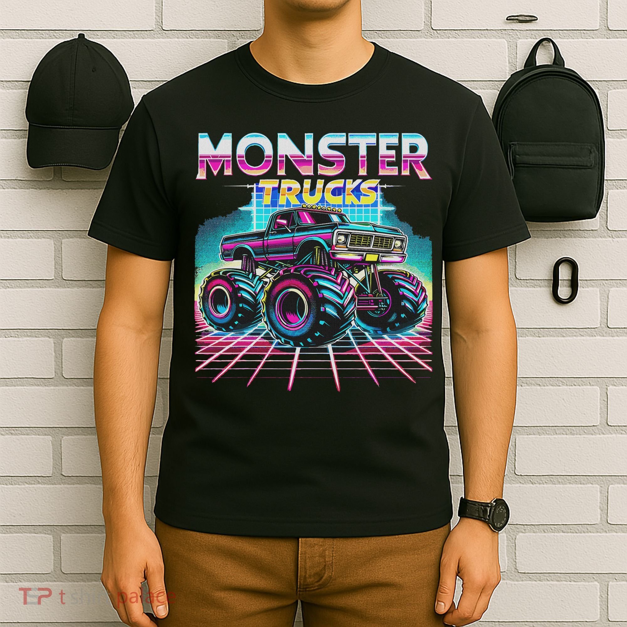 Monster Truck Retro Monster Trucks T-Shirt