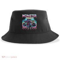 Monster Truck Retro Monster Trucks Sustainable Bucket Hat thumb 0