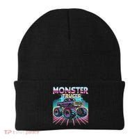 Monster Truck Retro Monster Trucks Beanie thumb 0