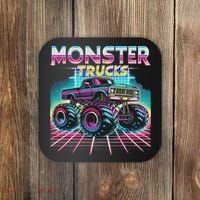 Monster Truck Retro Monster Trucks Coaster thumb 0