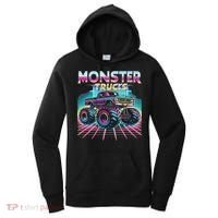 Monster Truck Retro Monster Trucks Women's Hoodie thumb 0