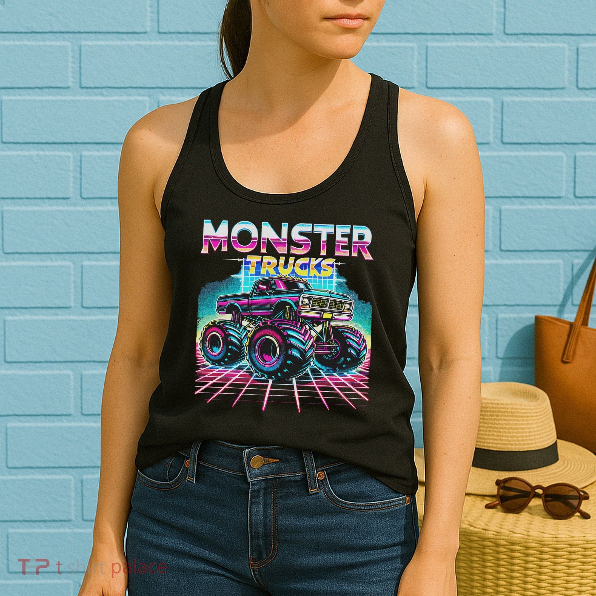 Monster Truck Retro Monster Trucks Women's Tank Top
