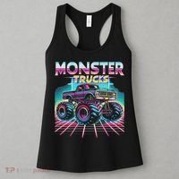 Monster Truck Retro Monster Trucks Women's Tank Top thumb 3